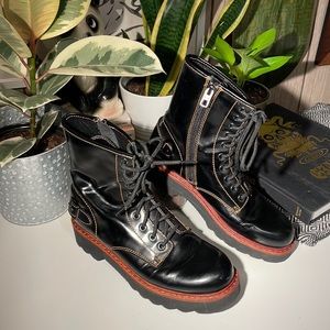 Coach Moto Hiker Boot high / size 8B / euro 38
